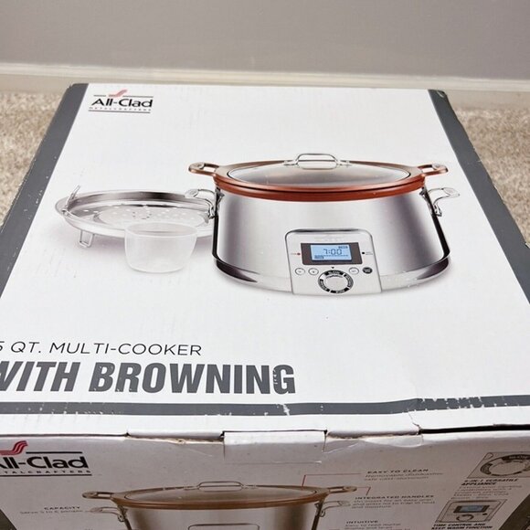 All-Clad Gourmet Plus Slow Cooker, 5-Qt. - Picture 1 of 7